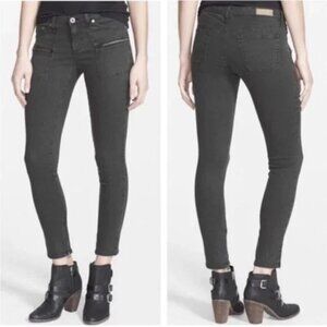 AG Adriano Goldschmied The Harlow Patch Pocket Zip Jeans Comfy USA Made Denim 27